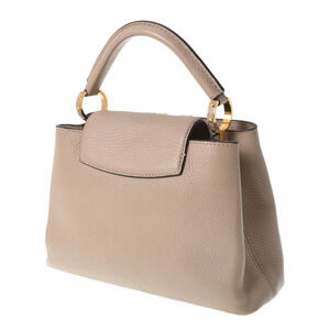 Louis Vuitton Taurillon Galle Handbag Leather Capucines